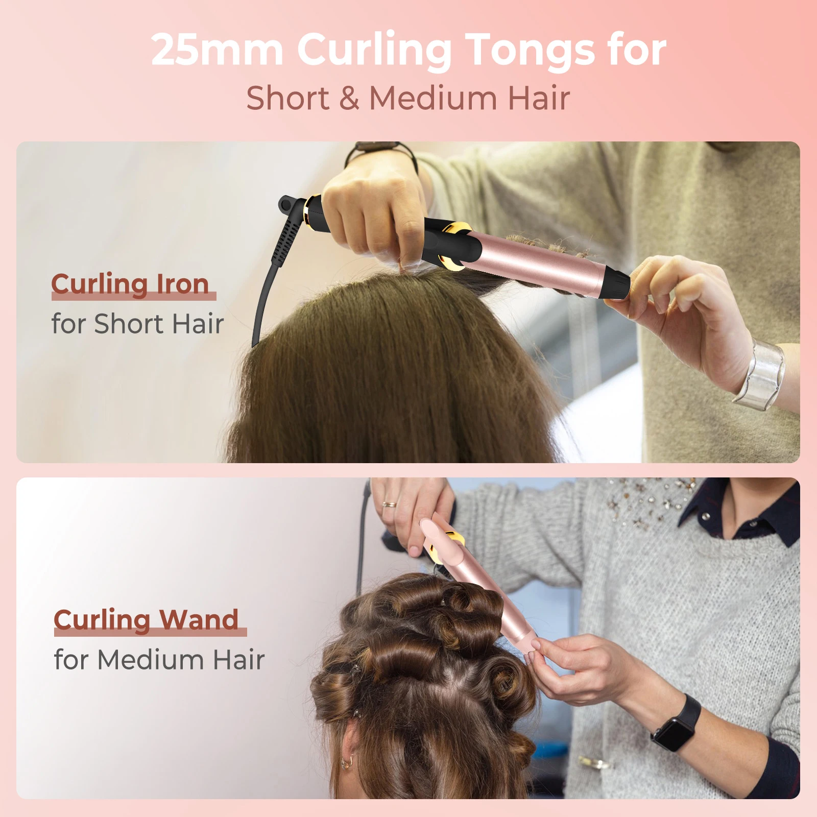 Single Tube Curling Iron Lazy Big Roll Without Damaging Hair Big Wave Curling Iron Negative Ion Curling Iron Thermal iron