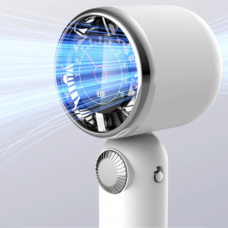 Quạt sạc thời trang và hiện đại Quạt USB có thể sạc lại, Quạt cầm tay có tuổi thọ cao Quạt làm mát pin 4000mah