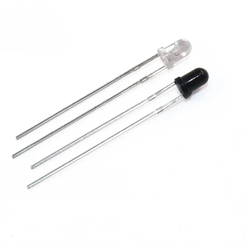 10 Set 5mm 3mm 940nm LEDs Infrared Emitter & Receiver Diode 1.4-1.6V 20MA