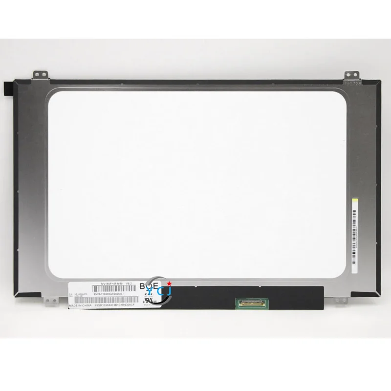 Imagem -02 - Laptop Lcd com Painel de Exibição de Moldura Estreita Fhd Nv140fhm-n49 Fit B140han04.2 N140hca-eac Rev.c1 1920*1080 Edp 30 Pinos 140 em