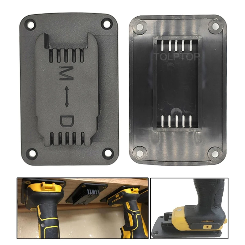 For Dewalt/Milwaukee 14.4/18V/20V Battery Tools Machine Holder Tool Storage Rack Wall Mount Tool Bracket Fixe Device Tool Holder