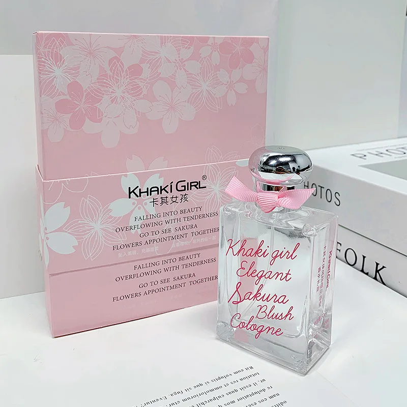 50ml Douyin Best-selling Sakura Scented Floral-Scented Women's Student Perfume With Long-Lasting Floral Fragrance And Woody Note