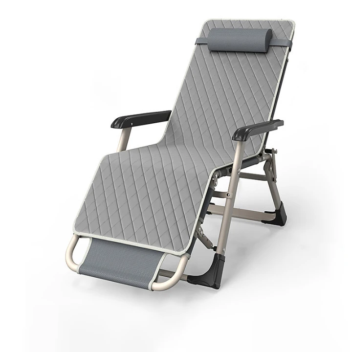 سرير معدني قابل للطي بتصميم عصري عالي الجودة من المصنع، صالة خارجية محمولة، كرسي شاطئ للحديقة #6