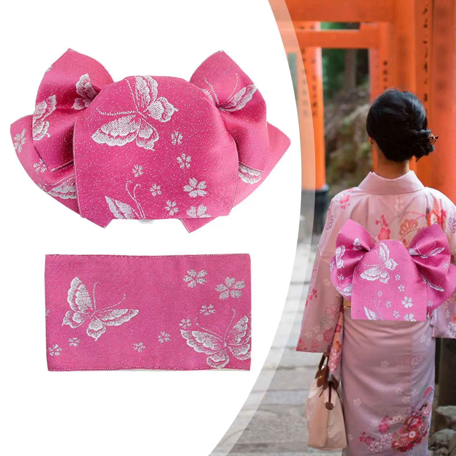 

Kimono Obi Belt Practical Soft Yukata Belt for Themed Events Stage Performance