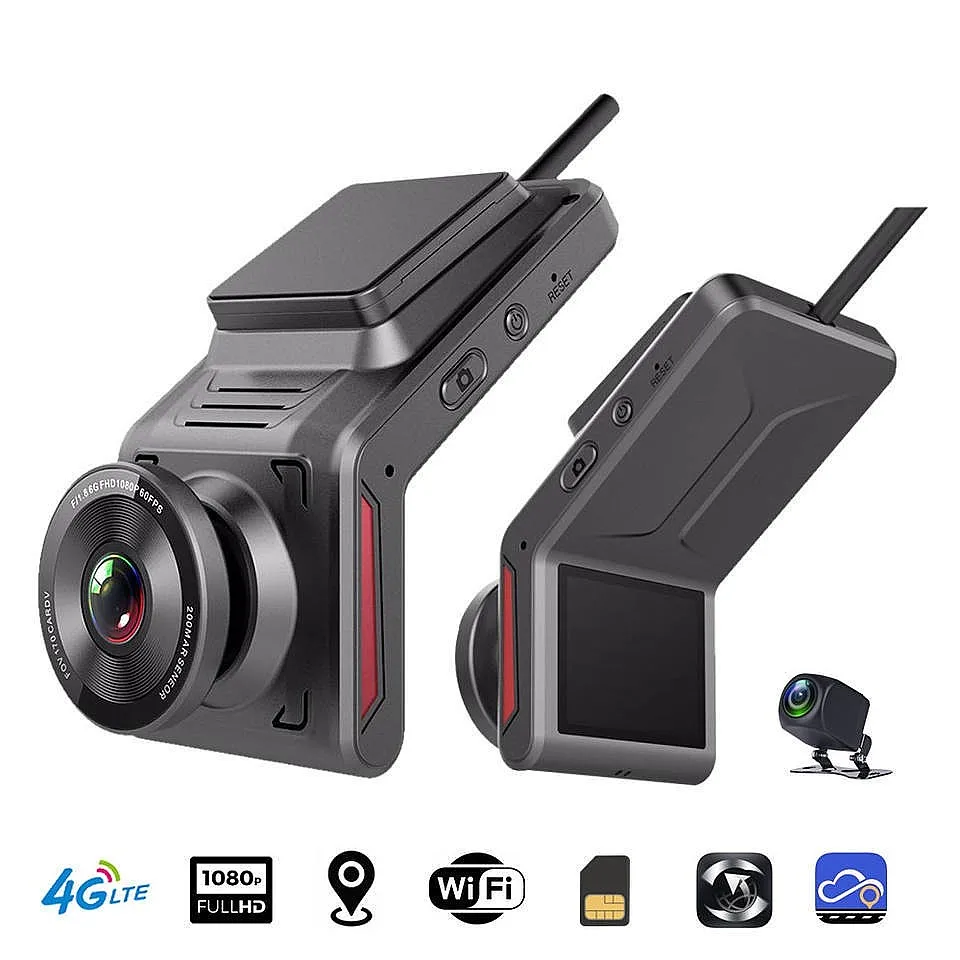 New 4G WiFi Hidden Dash Cam Full HD Night Vision 24H Parking Monitor view 5