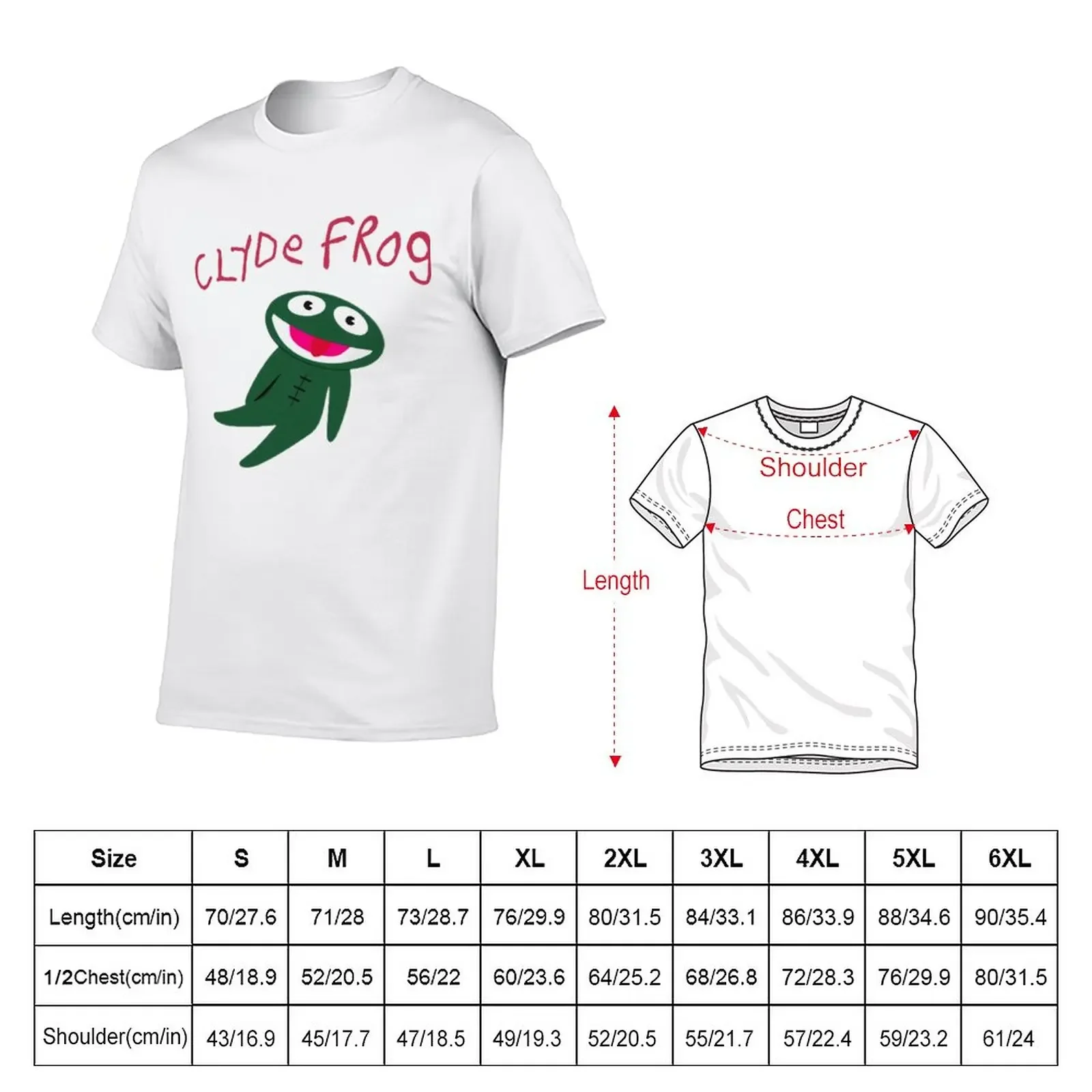 New Clyde Frog T-Shirt quick drying t-shirt shirts graphic tees black t-shirts for men