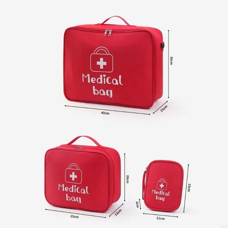 medicina emergência à prova choque, organizadores, material oxford à prova d&#039;água com divisórias internas para e