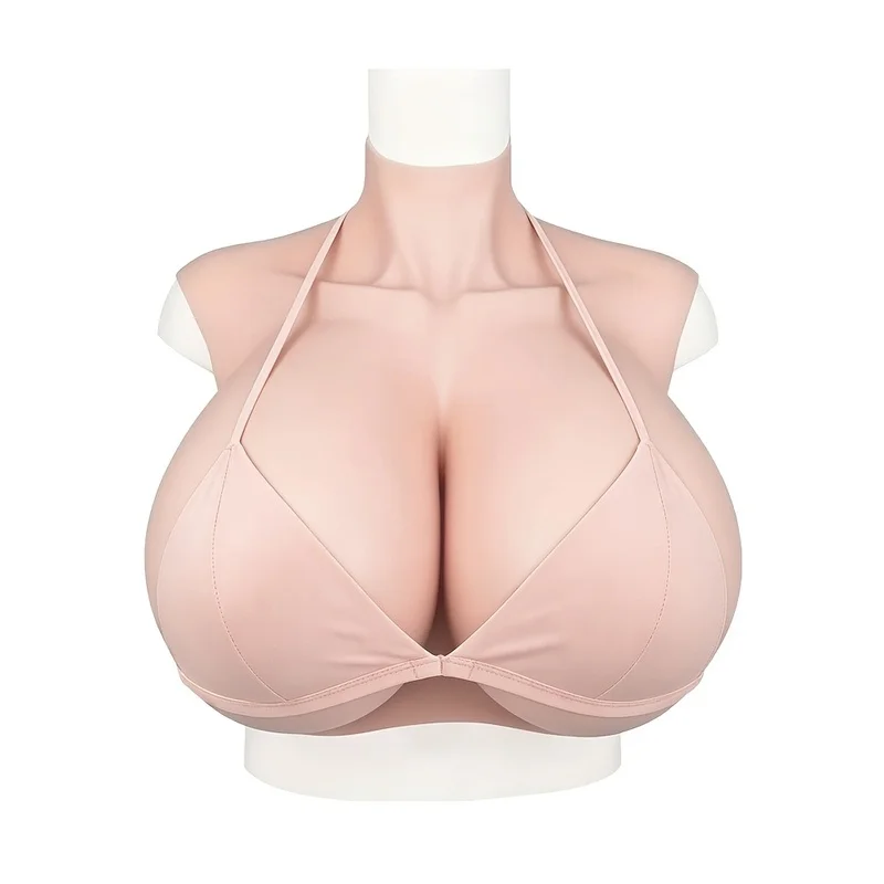 Silicone Breast Pad Simulation C-G Cup Fake Chest, Suitable for Role-Playing, Suitable for Transgender Drag Queen Role-Playing