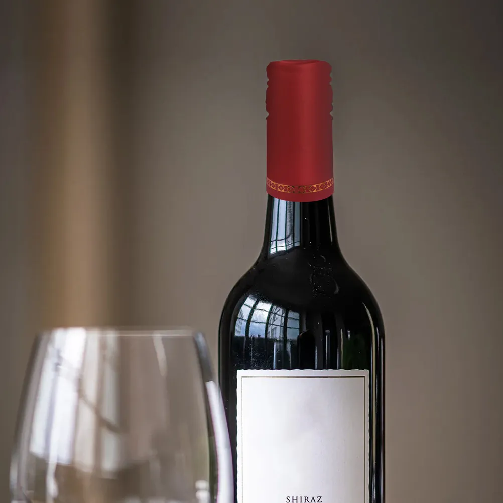 100Pcs Heat Shrink Caps for Wine Bottles Red Wine Sealing Film Lightweight Compact Design Easy to Use with Shrink Machine Home
