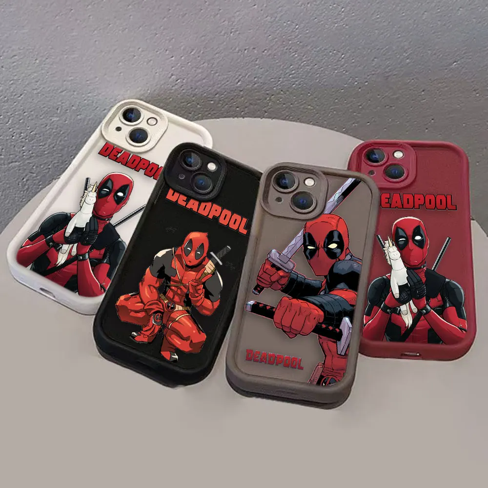 Marvel's Funny Deadpool Luxtury Phone Case For HONOR Y7A Y9 50 20 X95 X9 90 8X MAGIC 5 NOVA 9 Y70 Y70S SE PRO Case Funda Shell