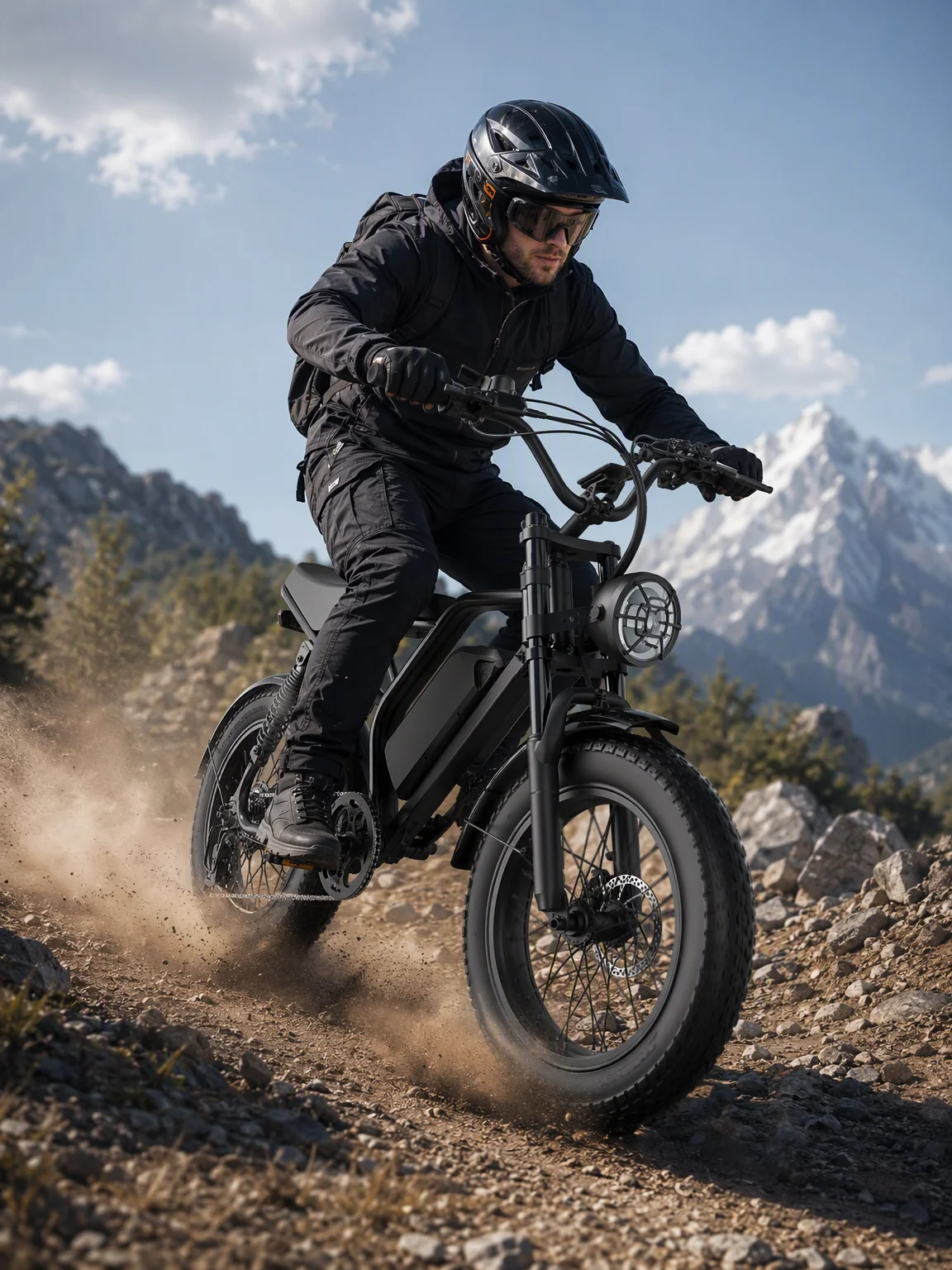 レトロなモペットスタイルの電動自転車、最大出力1500W、5 - 48V 1500W Rear Hub Motor With Battery のレビューと価格