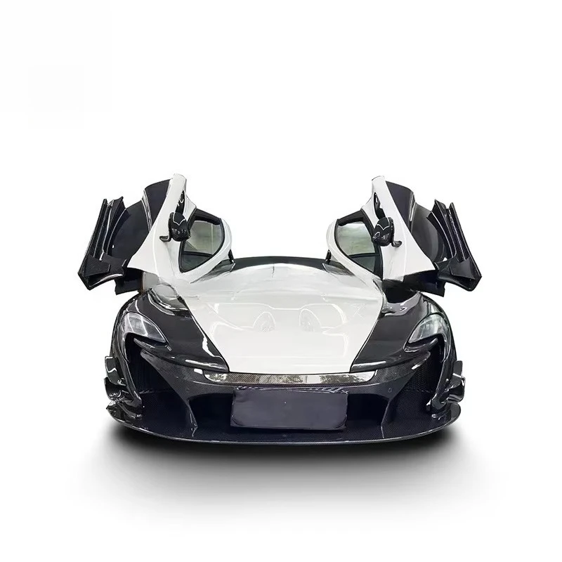 Body Kit P1 Upgrade to GTR Bodykit Car Bumper Assembly Front Rear Fenders Side Skirts Dry Carbon Fiber Body Kits