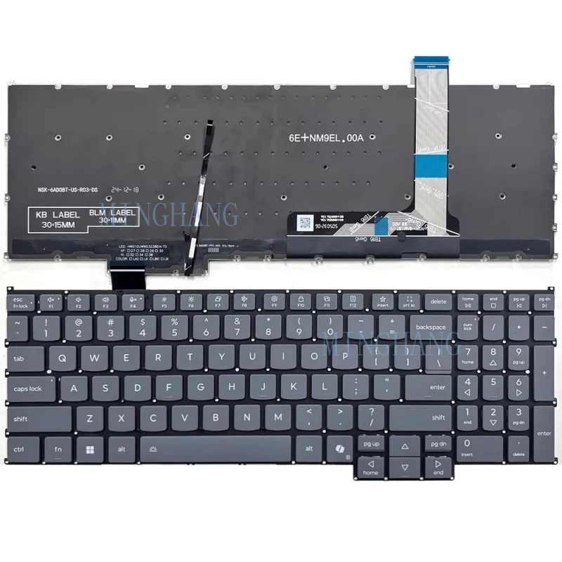 

M New For lenovo Xiaoxin16 Pro 2025 laptop US Keyboard AI key with backlit