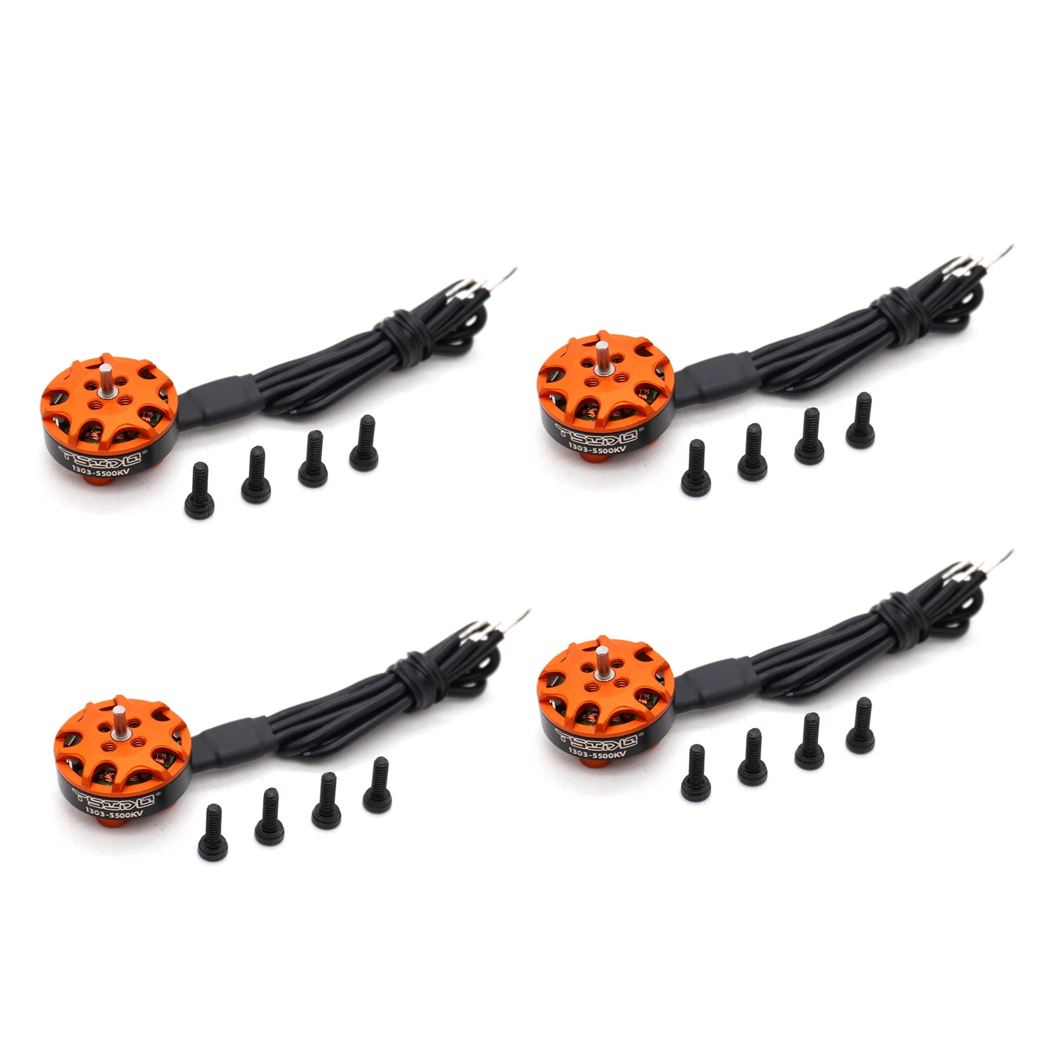 

YSIDO 4PCS 1303 5500KV Brushless Motors For RC Racing Drone Gofilm 20 For RC CADDXFPV Gofilm 20 2-3inch FPV Drones DIY Parts