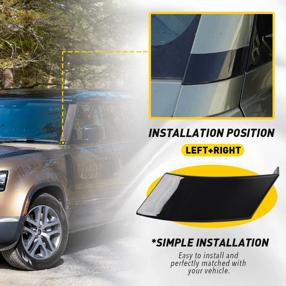 Decor Trim Strips For Lower Sections Of Left/Right Side Panels For Land Rover Defender Models 2020-2023 Underbody Trim Accessory