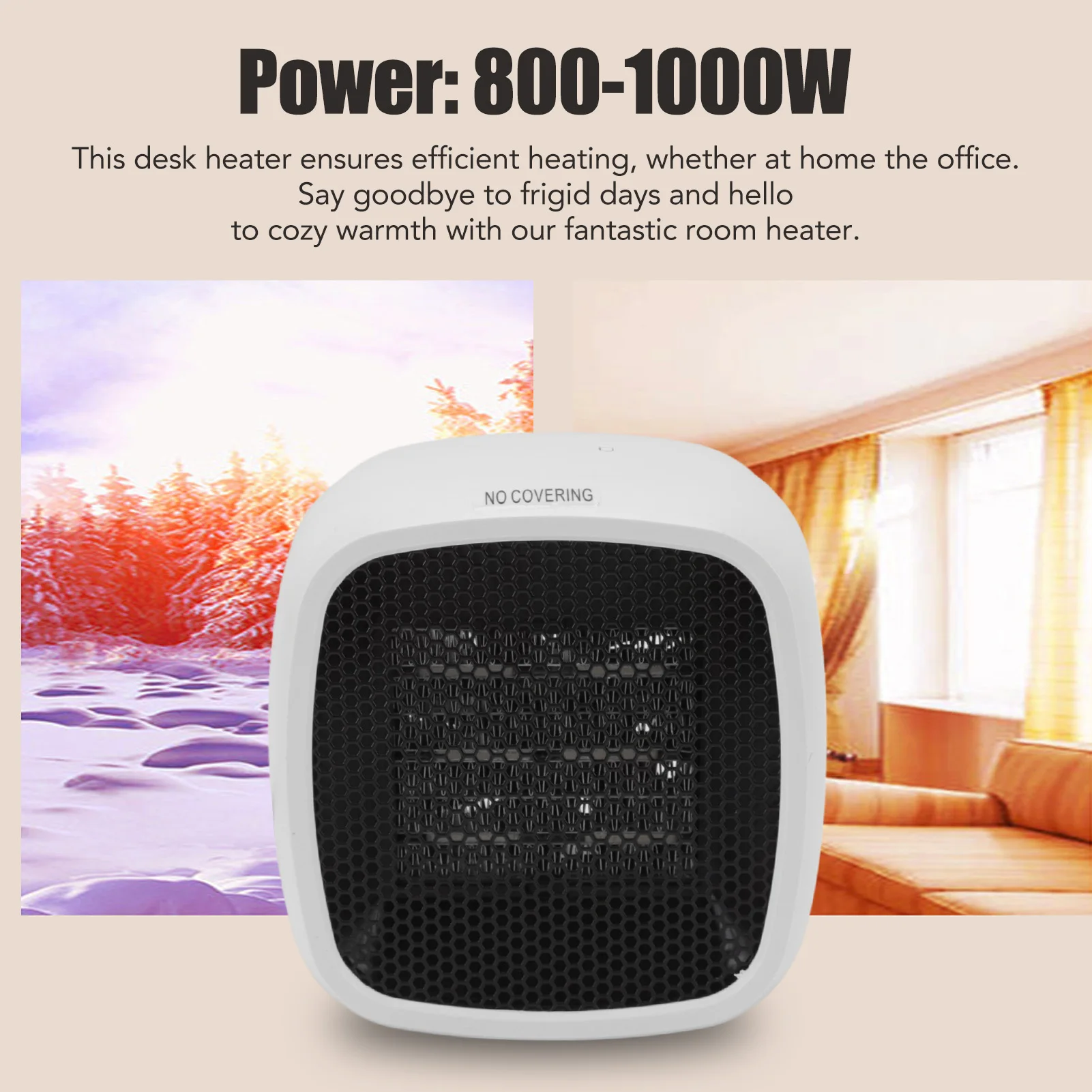 

Компактный керамический обогреватель, настольный обогреватель, вентилятор для небольшой комнаты, офиса, домашнего использования, личное отопление