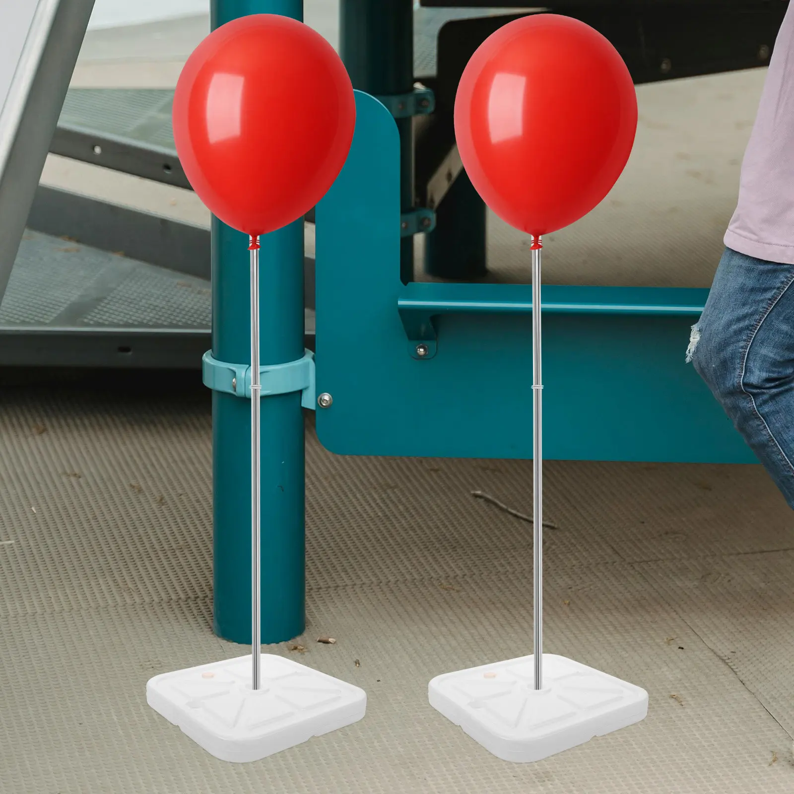 

Plastic Water Filling Base for Balloon Arch Only Heavy Duty Arch Stand Party Decor Accessory Windproof Stability Support Column