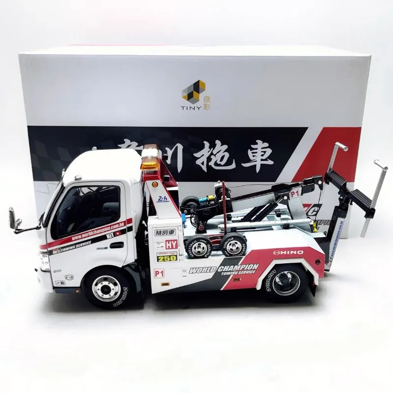 Tiny 1/18 HINO 300 Hong Kong Weichuan Trailer Road Clearing