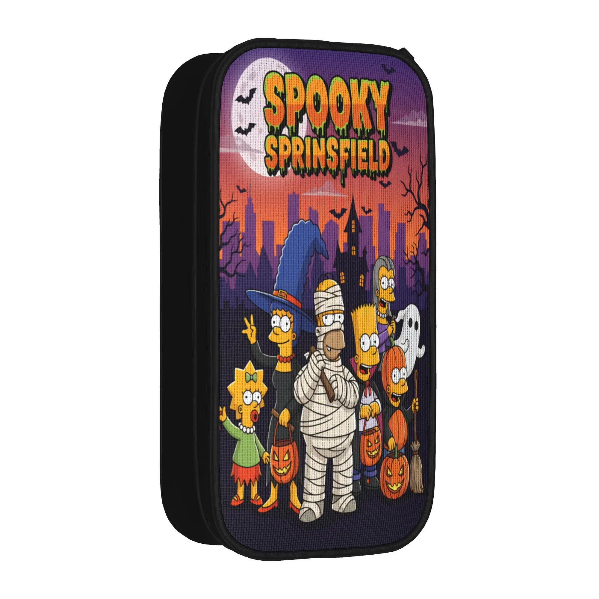 Пенал S-Simpsons Mummy Homer Spooky Springfield, школьный пенал для девочек и мальчиков, пенал для университета, органайзер для канцелярских принадлежностей