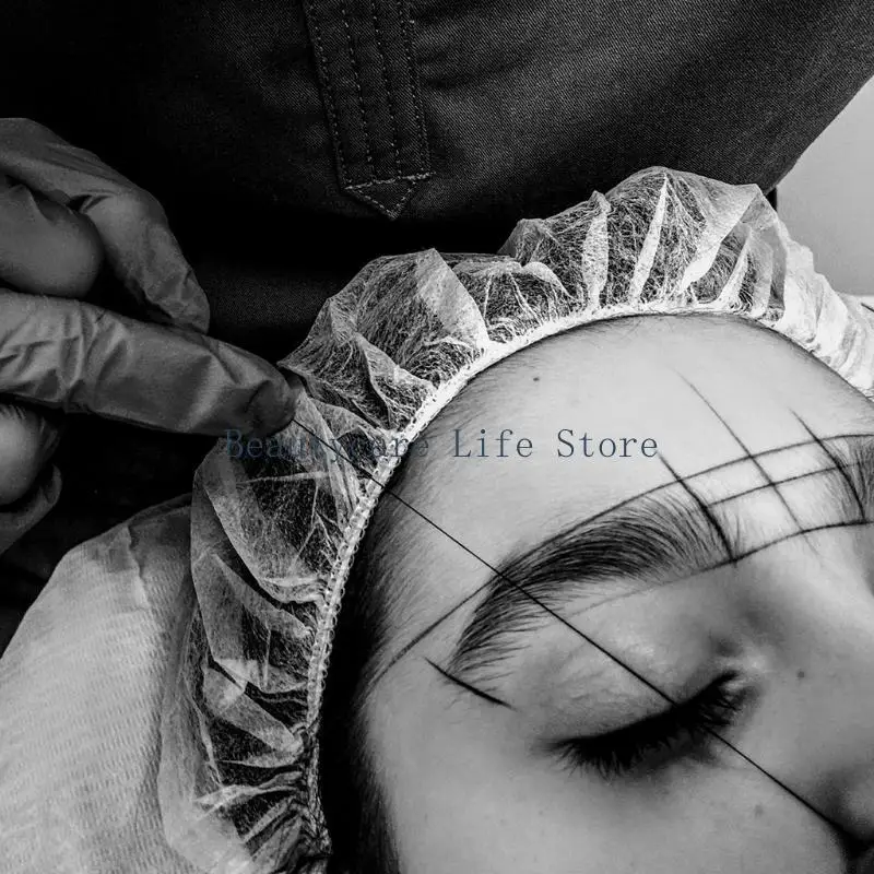 

652C 32ft Brow Mapping String in A Sealed Box Disposable Bamboo Charcoal Finest Wire 10m Accuracy of Surgery Tattoo Supplies