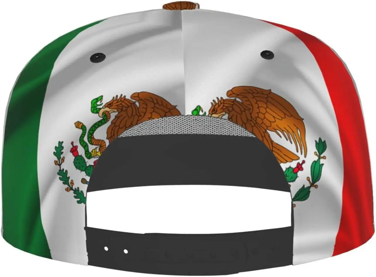 Mexico Mexican Flag Baseball Cap for Men Women Adjustable Trucker Hat for Running Sports Hiking Beach