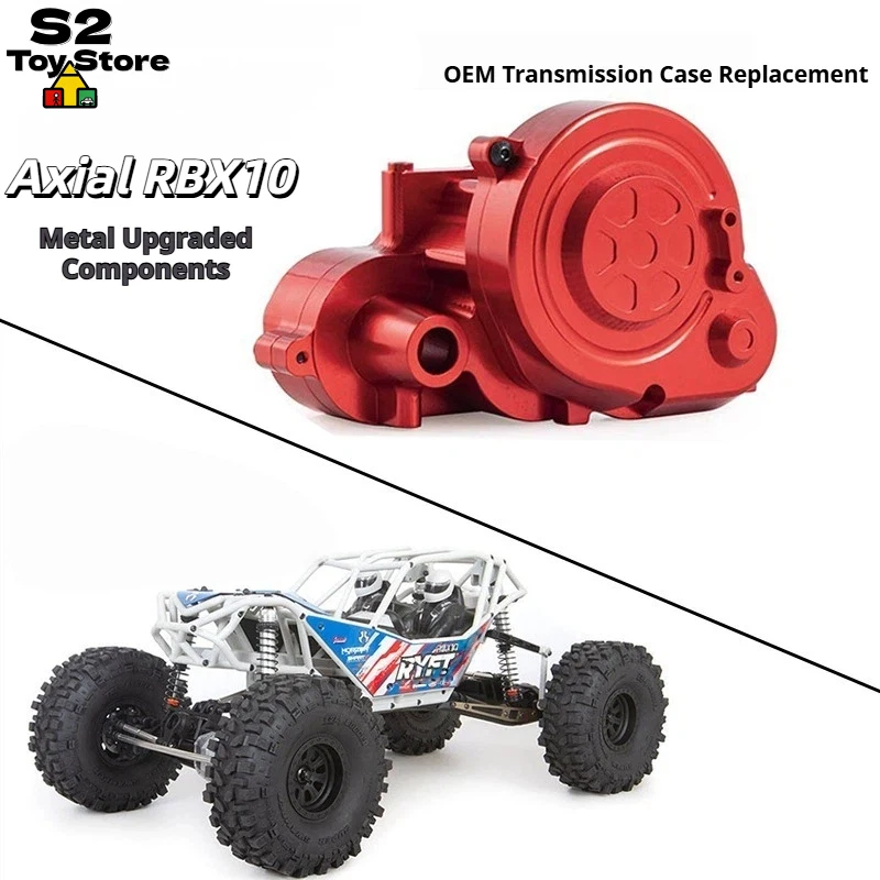 

For Axial RBX10 CNC Aluminum Alloy Original Gearbox Housing Replacement Upgrade Part For RC Off Road Tube Frame Crawler Truck