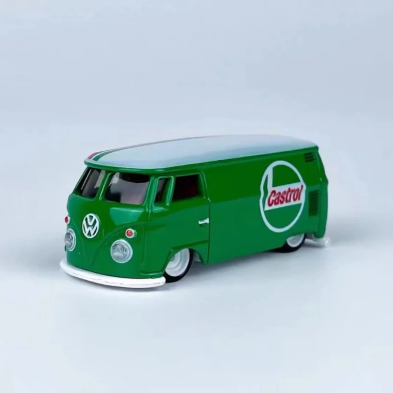 Hot Wheels-Juego de aceite de motor de cultura automotriz, cultura Popular, Castrol Volkswagen T1 Datsun, camioneta, modelo de coche de aleación, juguetes, regalos para niños