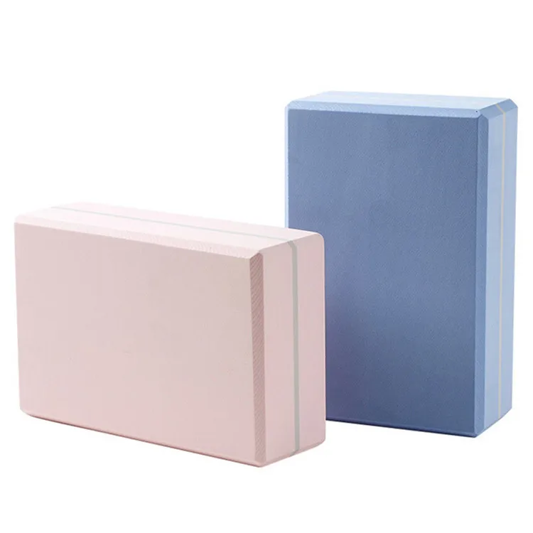 Multicolor Custom Logo High Density Squat Wedge Foam Pilates Brick Eva Yoga Block