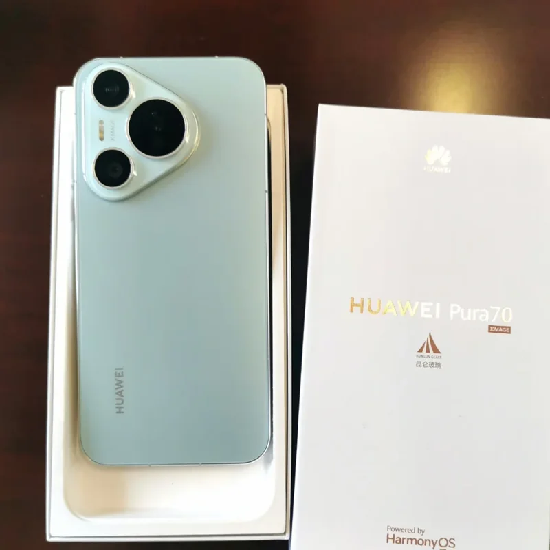 Nuovo Huawei Pura 70 5G Telefono Mobile 512GB ROM 6.6 "Kawlun Glass 2 Schermo Kirin 9010 Octa Core Batteria 4900mAh NFC HarmonyOS 4.2