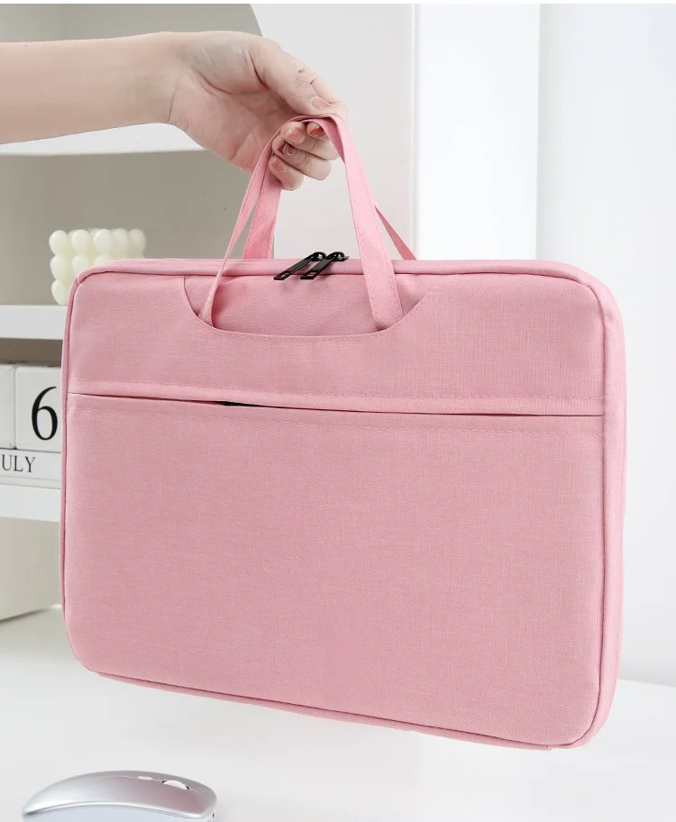 Professionelle Laptop-Aktentasche 11,6-15,6 Zoll Oxford Wasserdichte Handtasche für Geschäftsreisen – Detail 14