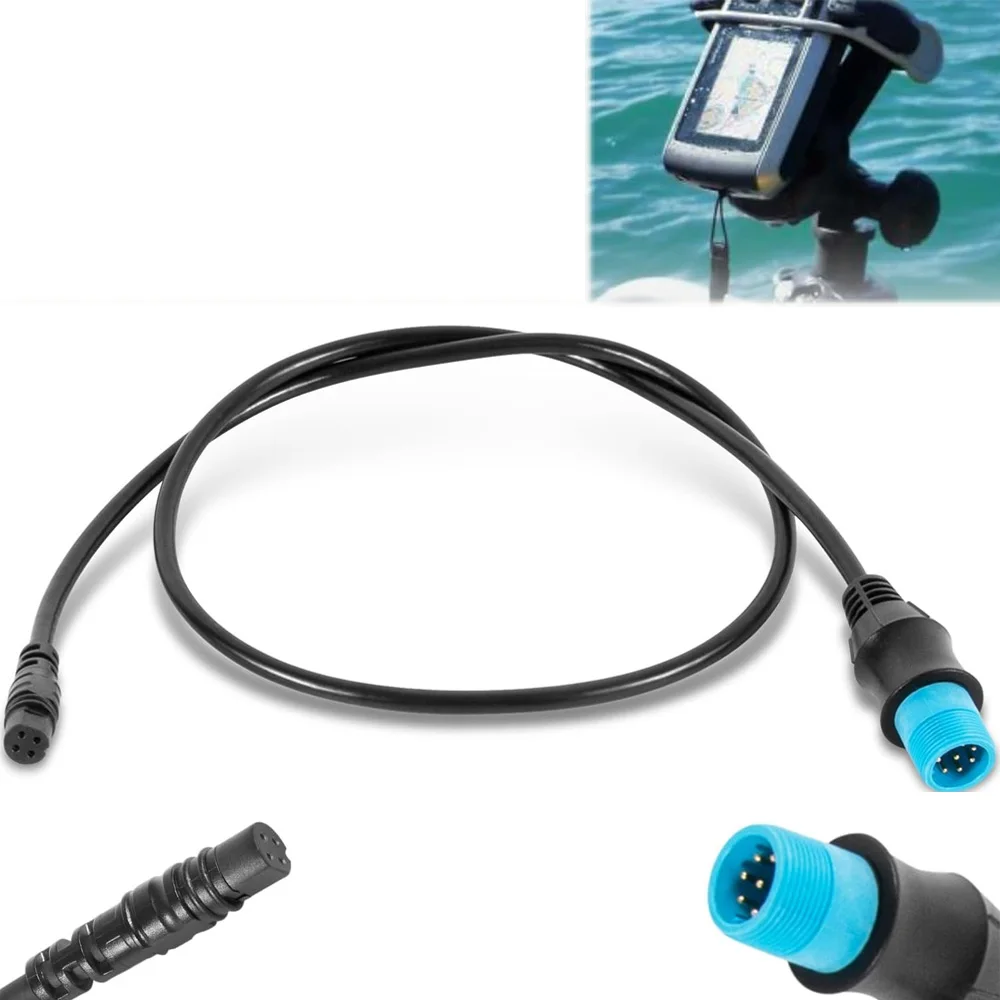 

Адаптер 8-контактный (8Pin) для преобразования данных с датчика в 4-контактный (4Pin) для эхолотов, совместимый с Garmin AIRMAR ECHOMAP UHD Ultra Striker, картплоттерами и эхолотами для поиска рыбы.