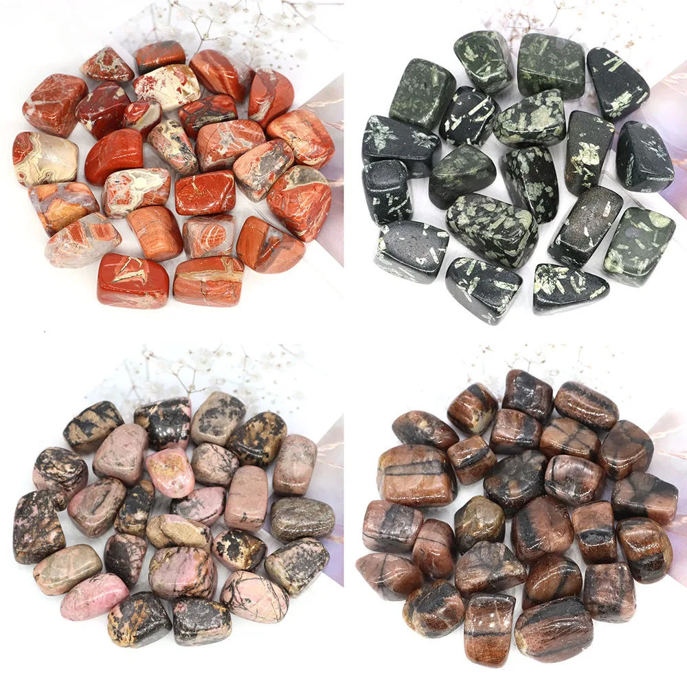 Tumbled Stones Bulk Natural Quartz Ore Gravel Healing Crystals Energy Specimen Minerals Gemstones Aquarium Home Gem Decoration