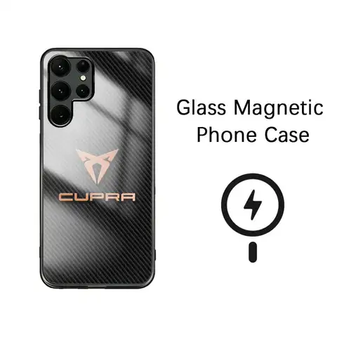 Hot Super C-Cupraes Racing Phone Case For Samsung S26 S25 S24 S23 S22 S21 S20 Plus Ultra Note20 Glass Magnetic Case