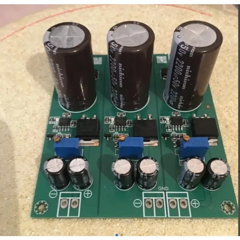 مجموعة لوحة إمداد الطاقة المستقرة بتيار مستمر ثلاثي الاتجاهات مع جهد مزدوج إيجابي وسالب HiFi مخرجات متعددة ± 12 فولت 5 فولت