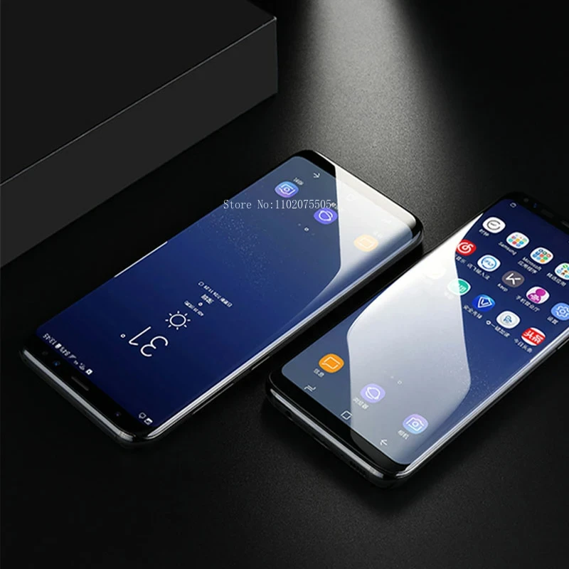 2Pcs Full coverage protector For Samsung Galaxy S23 S24 S20 S21 S22 Plus Ultra FE Tempered Glass Note 10 9 20 Plus S8  S10 S9