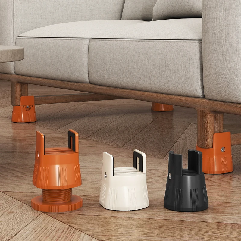 

Heavy Duty Clamp On Furniture Risers Stackable Anti Vibration Pads for Chairs and Nightstands