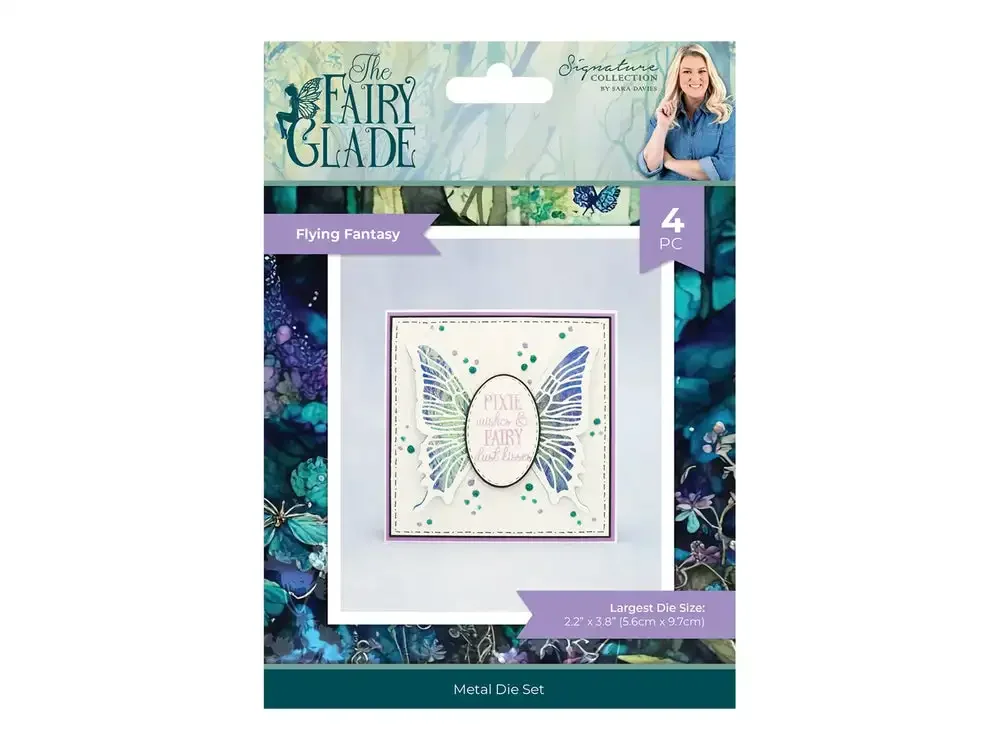 WildfloweFairy Glade Moonshadow Valley Flutter Fairies Metal Cutting Dies Silicone Stamps Scrapbooking Stencil Photo Album