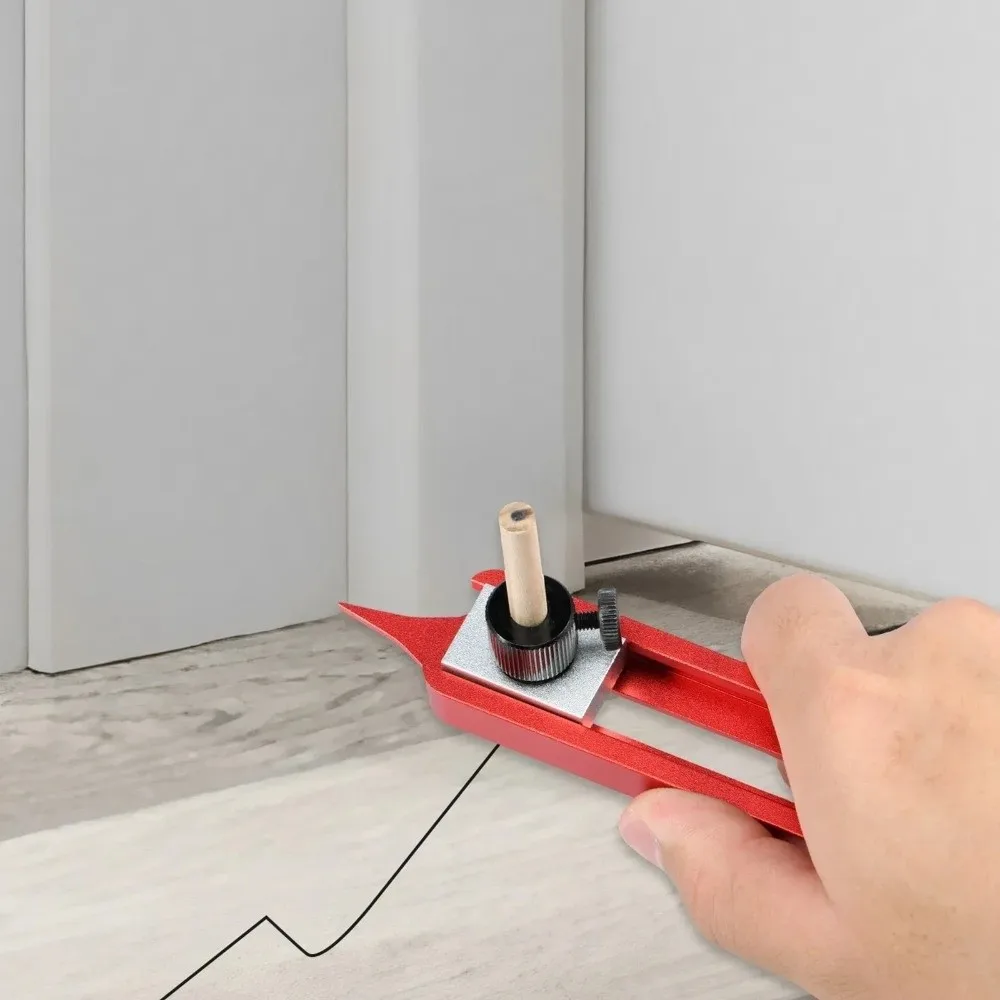 

Многофункциональный регулируемый контурный шаблон-заготовитель для карандаша, измерительный инструмент для разметки профилей, для деревообработки и измерения кромок