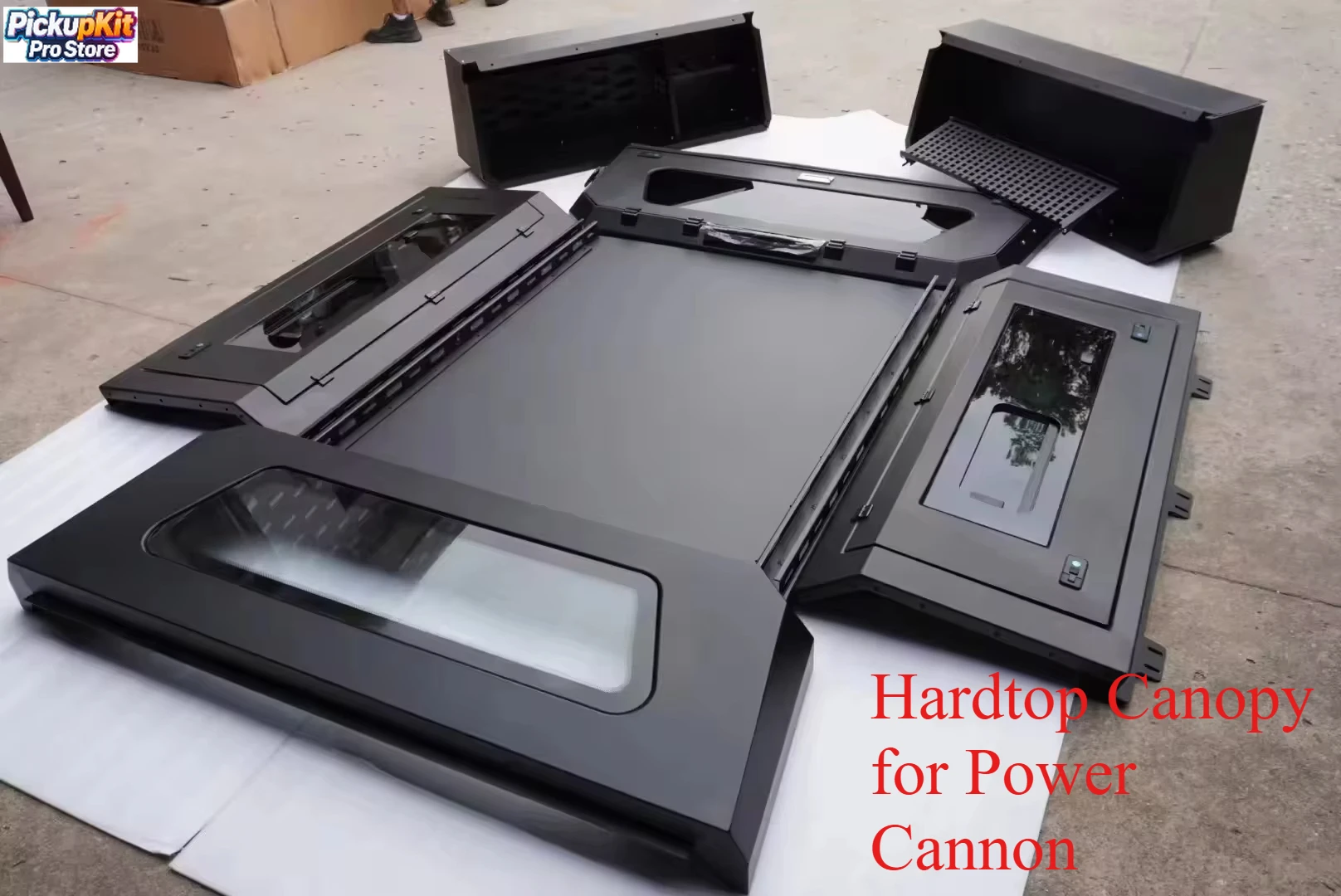 

Steel Locking Hardtop Canopy for Power Cannon 1520mm Standard Bed Offroad Camper Shell Waterproof