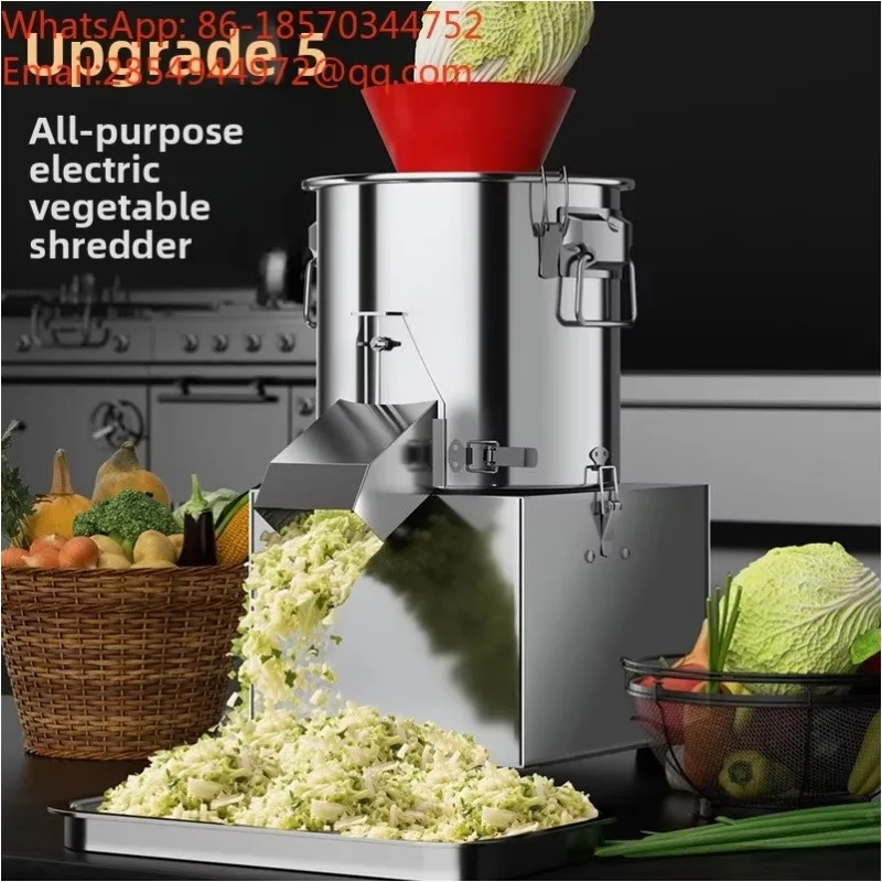 Stainless Steel Electric Vegetable Crusher, Farm Breeding Melon and Fruit Vegetable Crusher, Feed Crusher