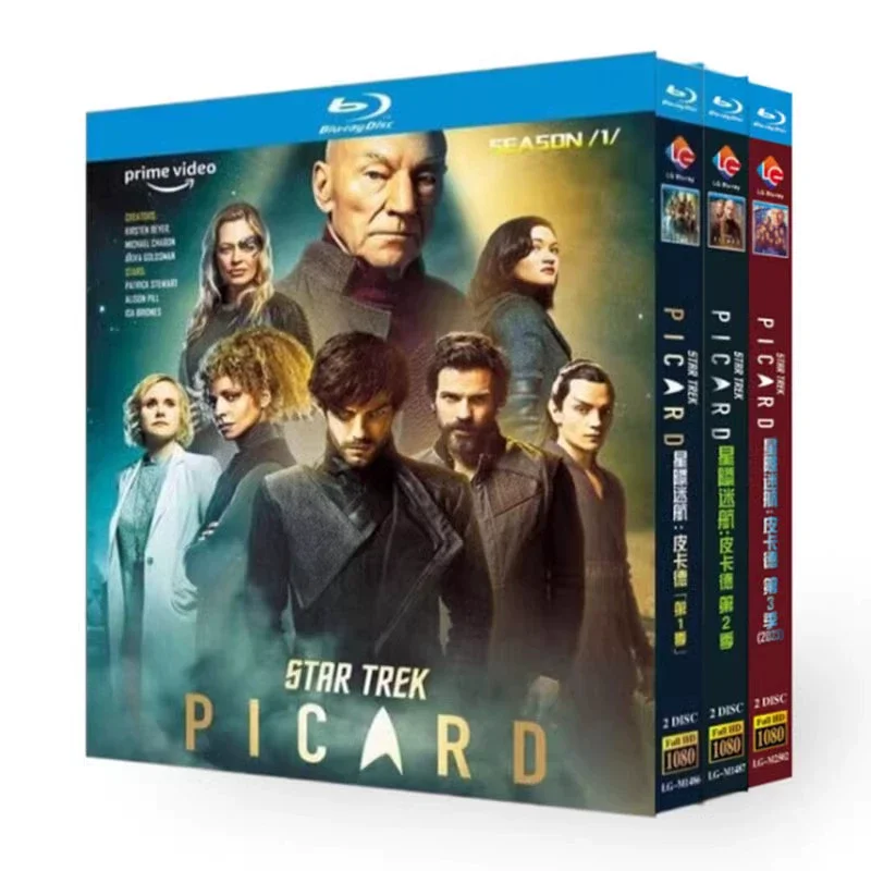 

Star Trek Picard Season 1-3 Blu-ray Disc