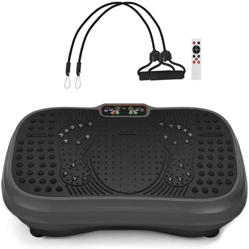 for Home Training Fitness Platform ABS Massage Vibration Plate Exercise Machine Loop Bands Whole Body Workout Electromagnetic