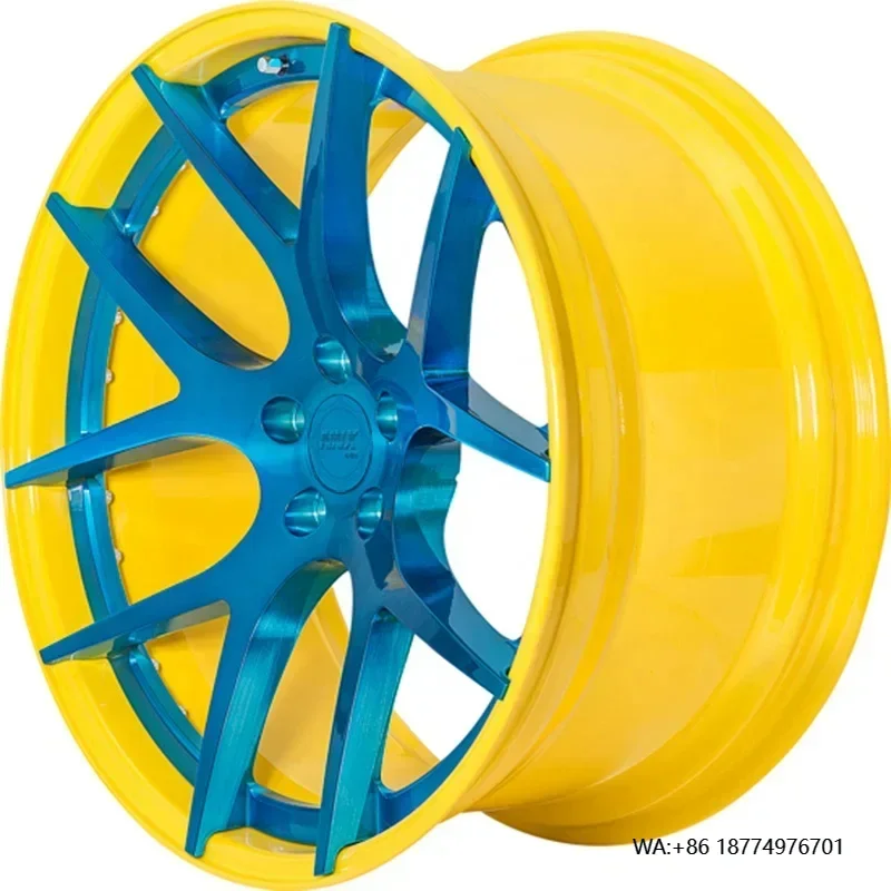 

Llanta rueda personalizada 20 22 24 26 pulgadas, llanta máquina negra, llantas aleación forjadas para coches