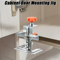 Cabinet Door Installation Tool Stainless Steel Cabinet Frame Fixture Household Portable Cabinet Door Mounting Jig Bracket