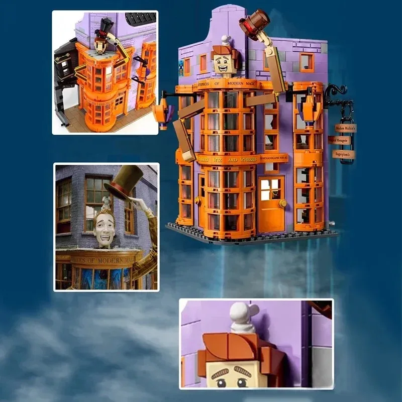 Miniso Disney In stock Compatible with Legoing Harri Express Station 76422 Building self-locking bricks toys Gift home decor