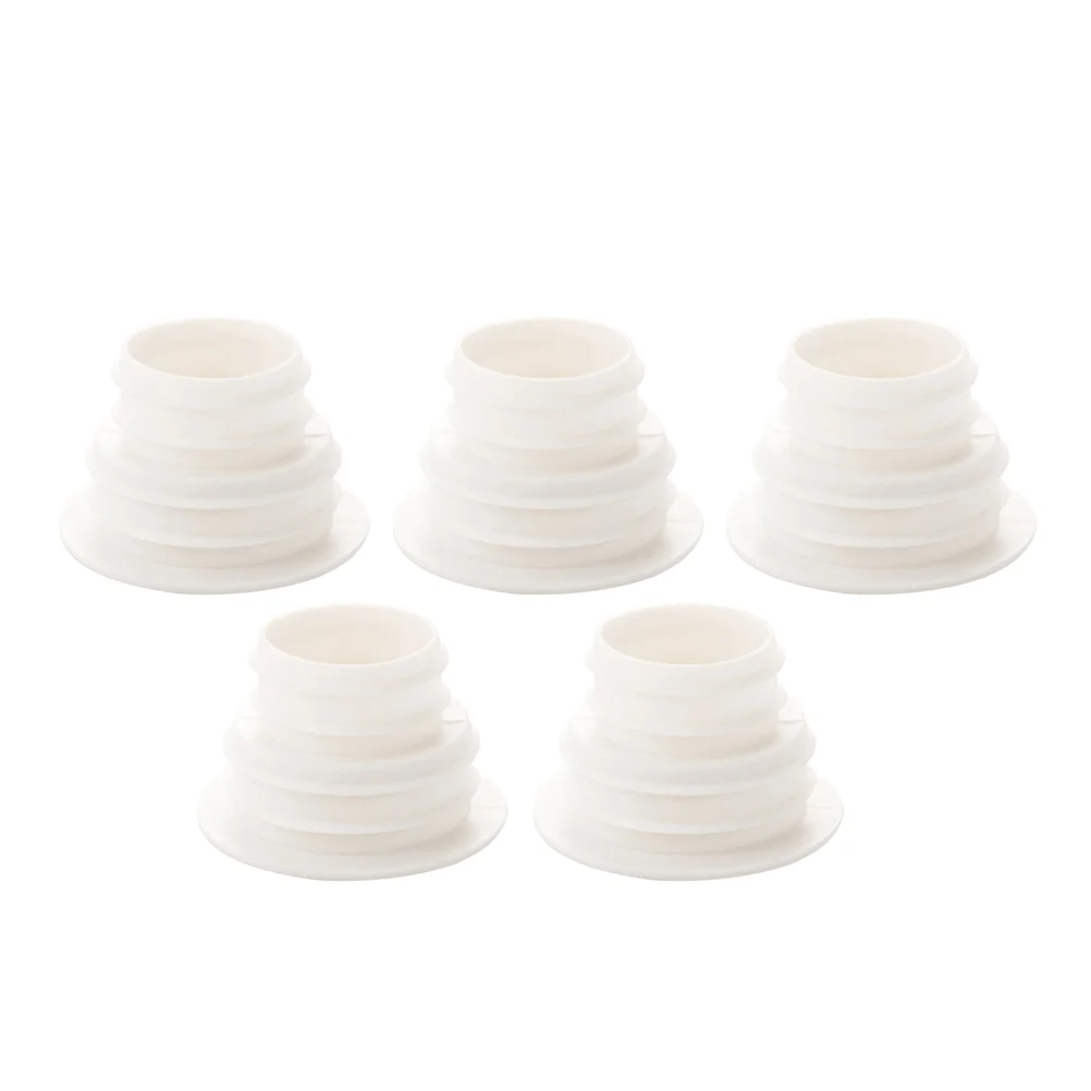 5 Pcs Sewer Pipe Seal Drain Connector Washing Machine Deodorant Sealing Plug Kitchen Seals Pool Floor