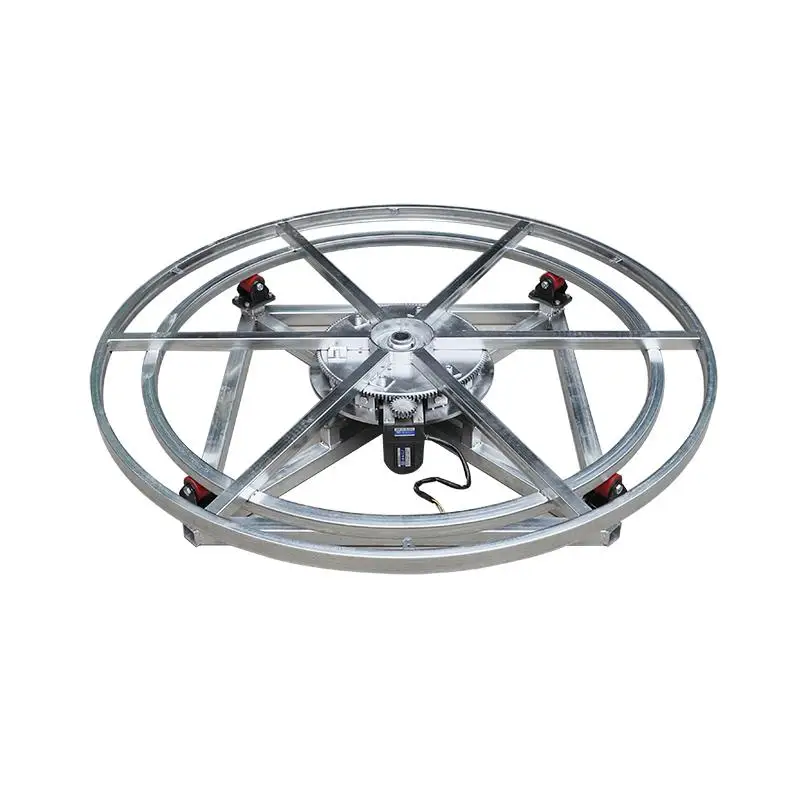 Electric remote control stage turntable Industrial display Speed adjustable steel frame, rotating base Motorcycle display stand