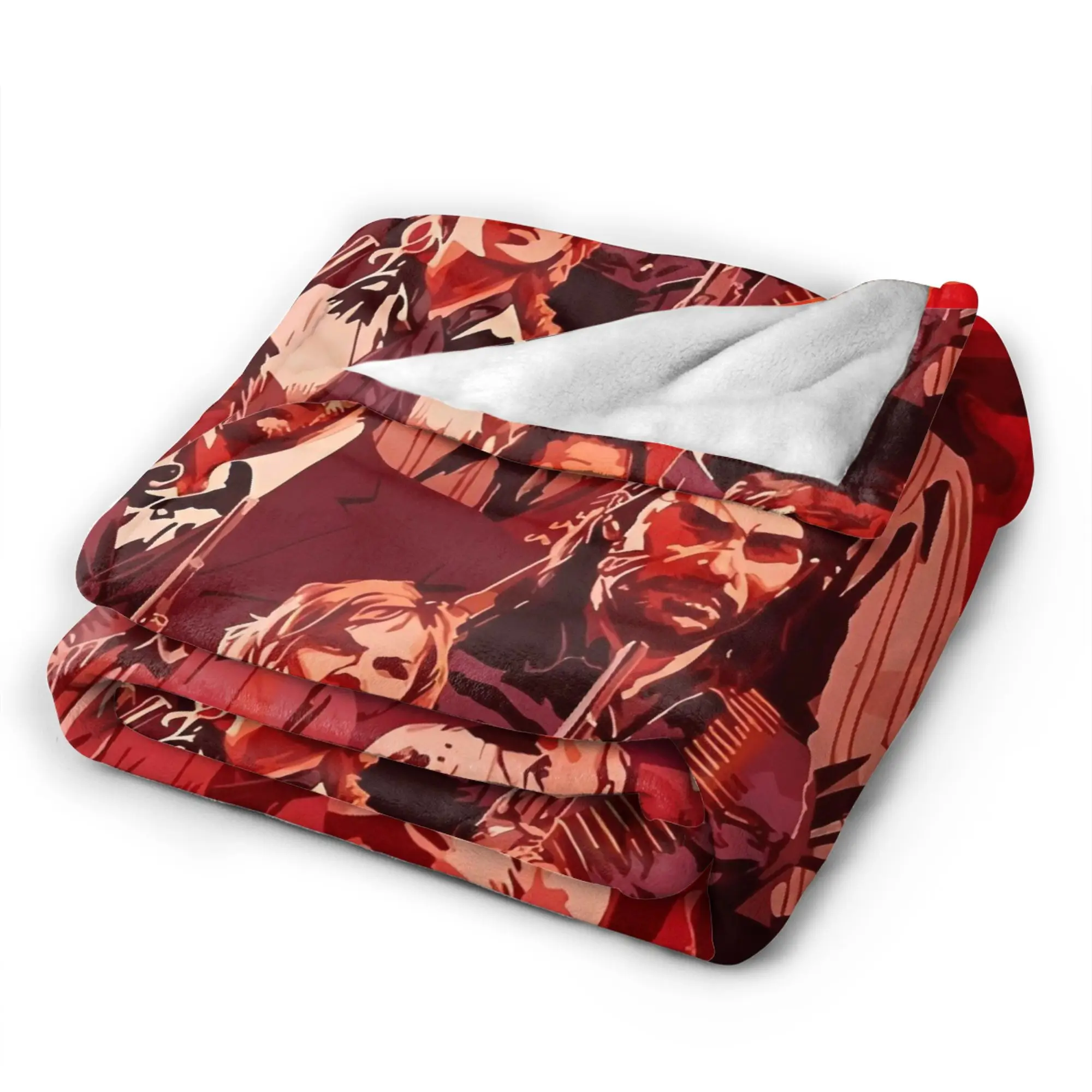 آرثر مورغان RDR 2 بطانية جودة دافئة رمي بطانية الشتاء السفر مكتب ديكور المنزل طباعة المفرش