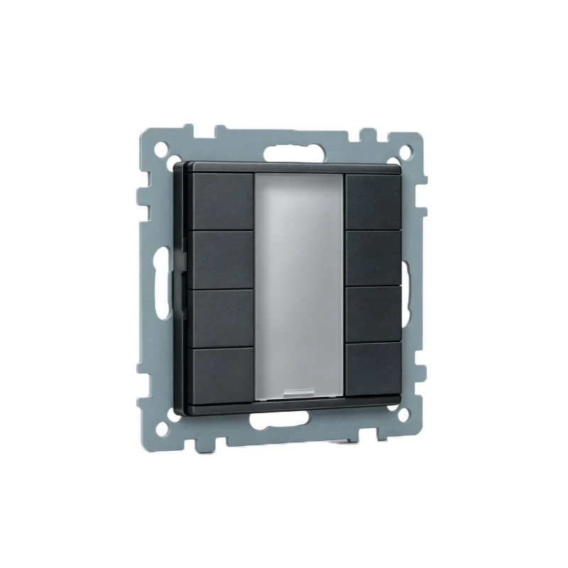 MTN627814 Merten System M KNX 8-key Smart Panel Smoke Grey