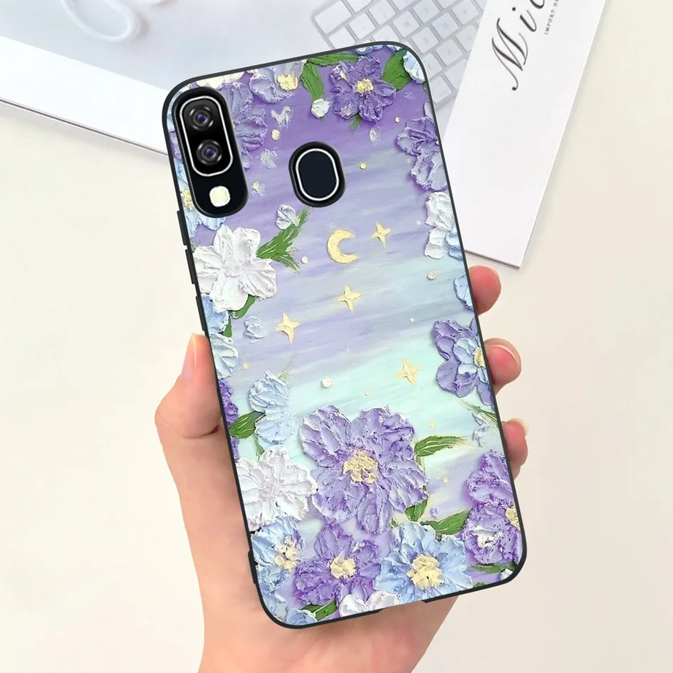 For Samsung A40 Case Cover Cute Cartoon Soft Silicone Phone Case For Samsung Galaxy A40 A 40 GalaxyA40 A405 SM-A405F A405F Cases